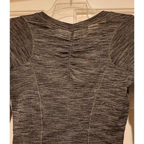 Lululemon Women Grey Long Sleeve Running Shirt Semi Sheer Small? - Picture 3 of 9